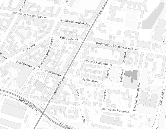 Mapa z adresem organizacji