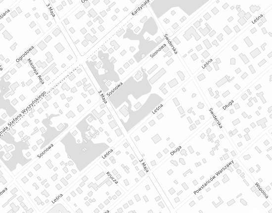 Mapa z adresem organizacji