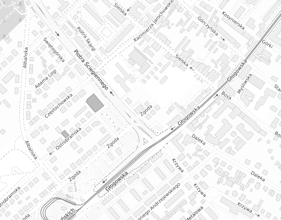 Mapa z adresem organizacji