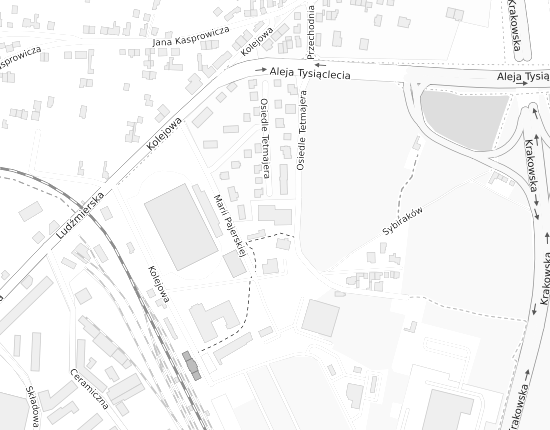 Mapa z adresem organizacji