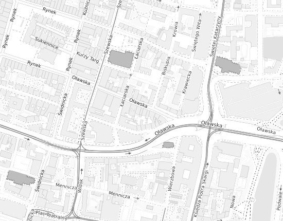 Mapa z adresem organizacji