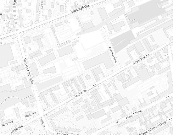 Mapa z adresem organizacji
