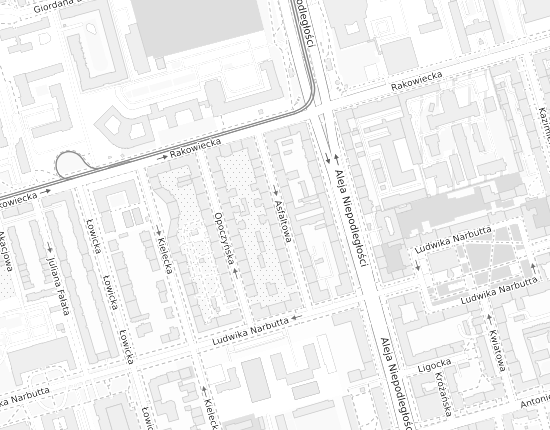 Mapa z adresem organizacji