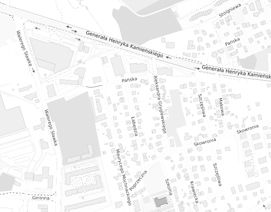 Mapa z adresem organizacji