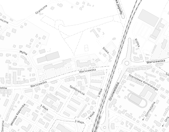 Mapa z adresem organizacji