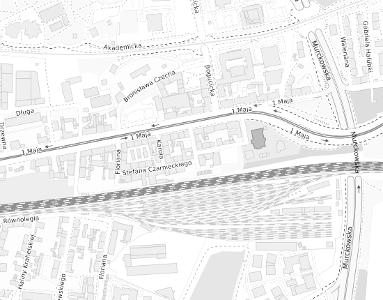 Mapa z adresem organizacji