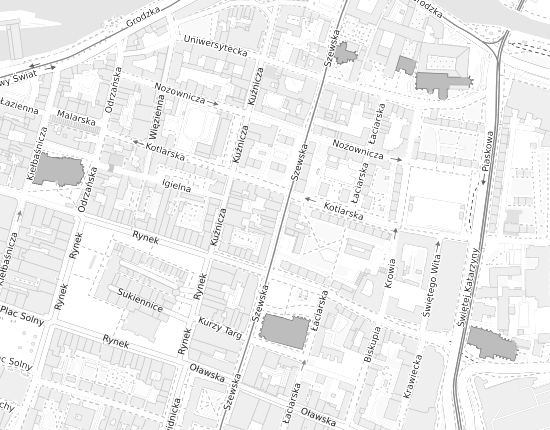 Mapa z adresem organizacji