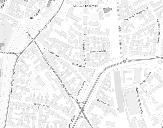 Mapa z adresem organizacji