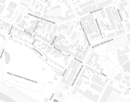 Mapa z adresem organizacji