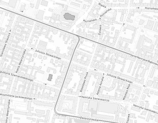 Mapa z adresem organizacji