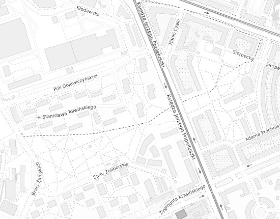 Mapa z adresem organizacji