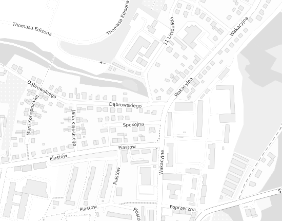 Mapa z adresem organizacji