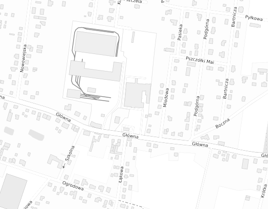 Mapa z adresem organizacji