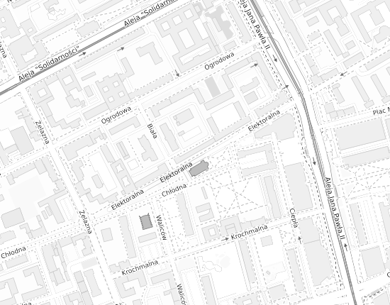 Mapa z adresem organizacji
