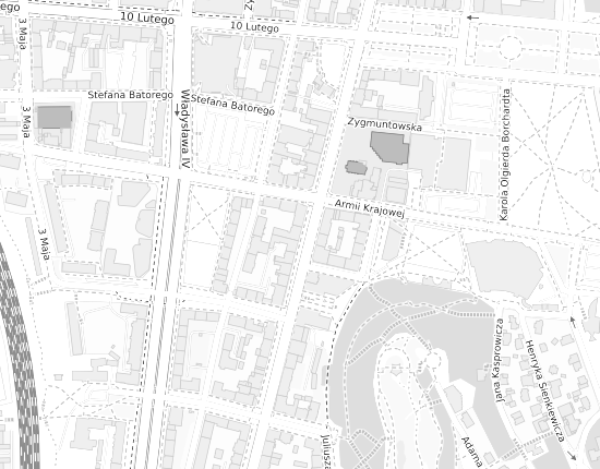 Mapa z adresem organizacji