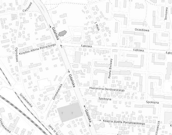 Mapa z adresem organizacji