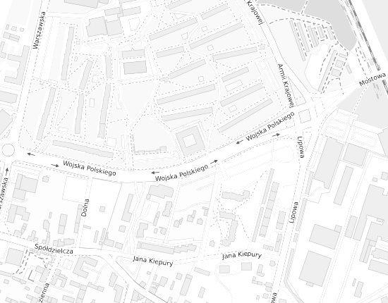 Mapa z adresem organizacji