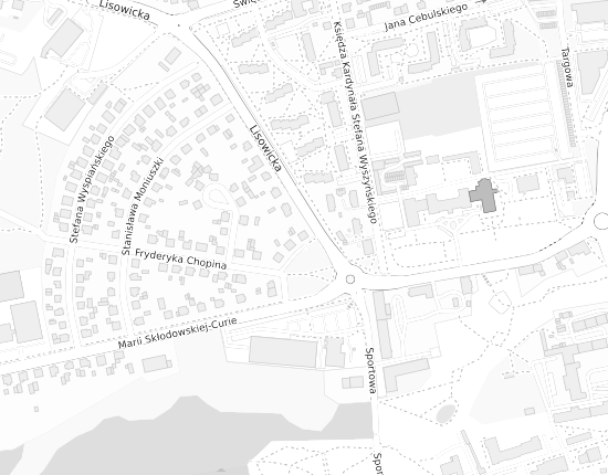 Mapa z adresem organizacji
