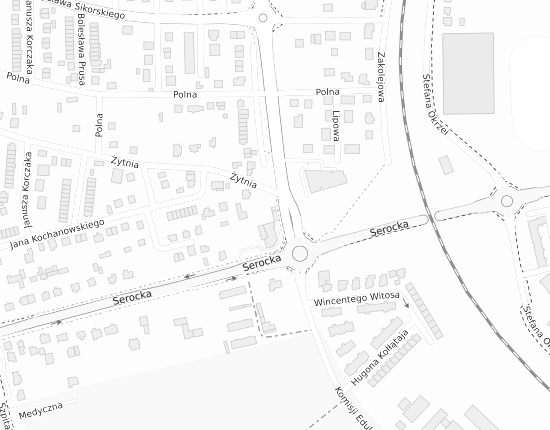 Mapa z adresem organizacji
