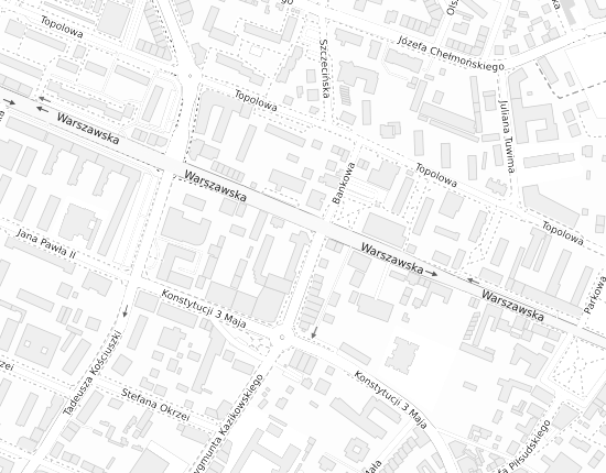Mapa z adresem organizacji