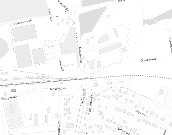 Mapa z adresem organizacji