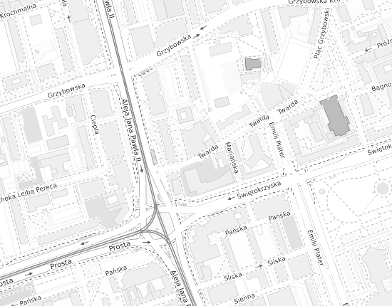 Mapa z adresem organizacji