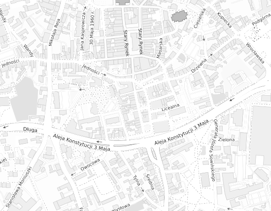 Mapa z adresem organizacji