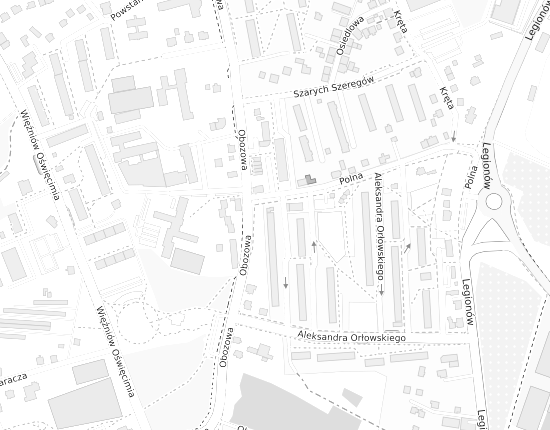 Mapa z adresem organizacji
