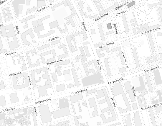 Mapa z adresem organizacji