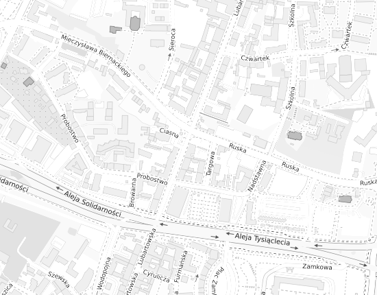 Mapa z adresem organizacji