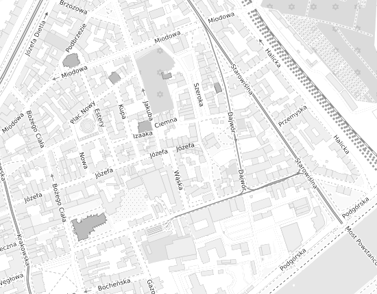 Mapa z adresem organizacji