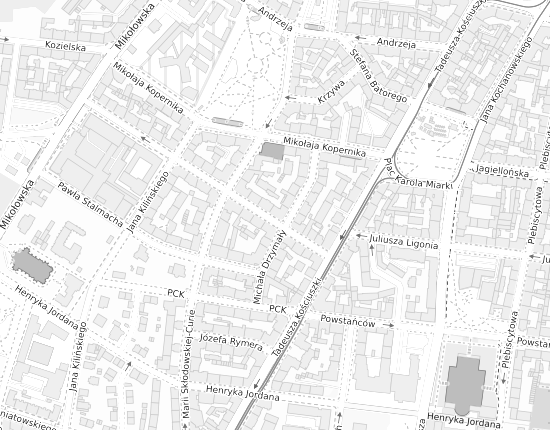 Mapa z adresem organizacji