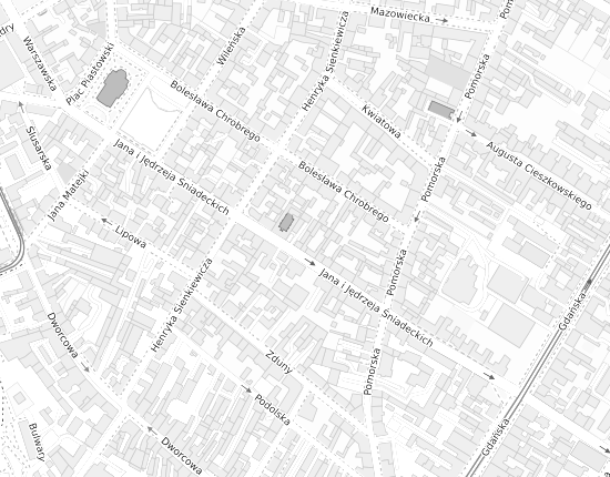 Mapa z adresem organizacji