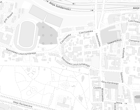 Mapa z adresem organizacji