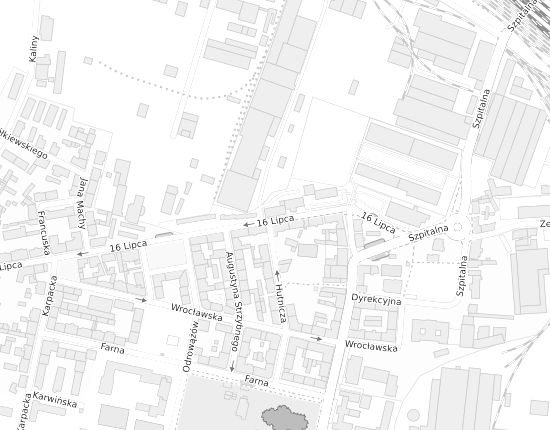 Mapa z adresem organizacji