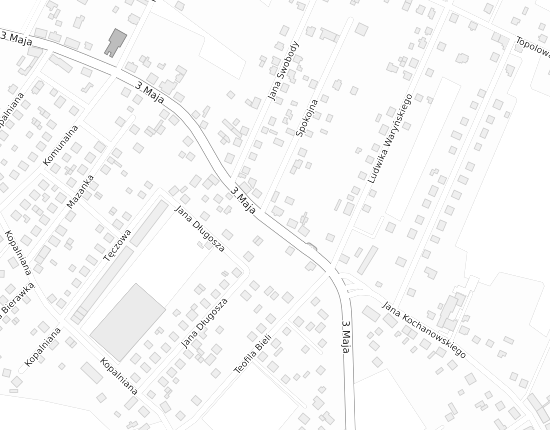 Mapa z adresem organizacji