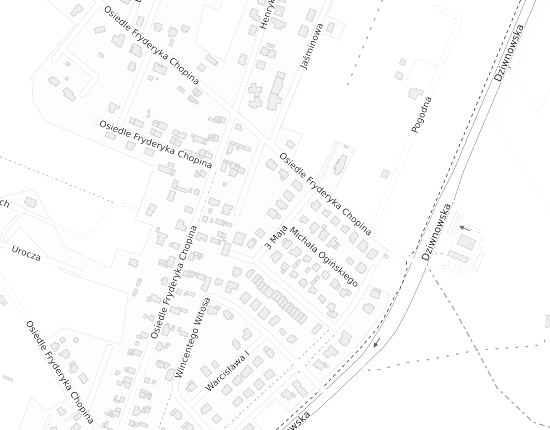 Mapa z adresem organizacji