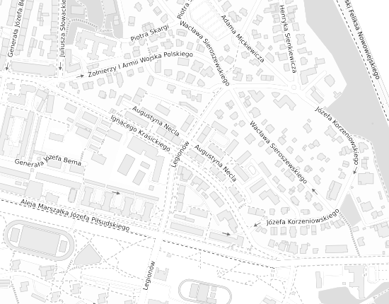 Mapa z adresem organizacji