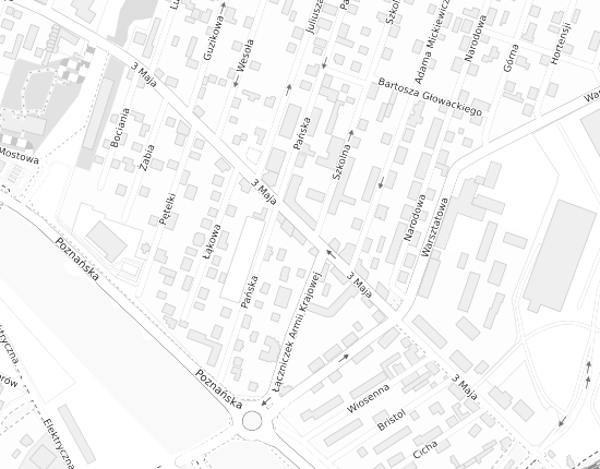 Mapa z adresem organizacji