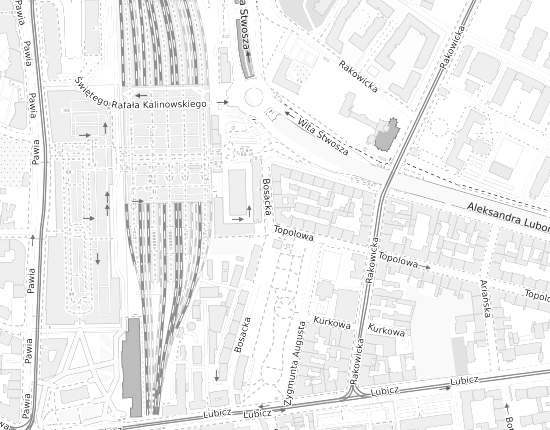 Mapa z adresem organizacji
