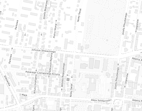 Mapa z adresem organizacji