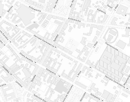 Mapa z adresem organizacji