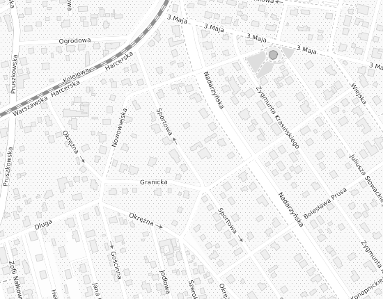 Mapa z adresem organizacji