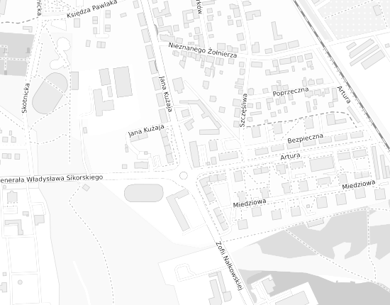 Mapa z adresem organizacji