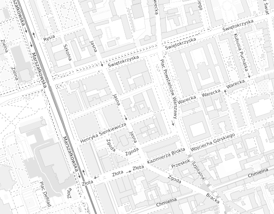 Mapa z adresem organizacji