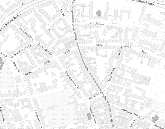 Mapa z adresem organizacji