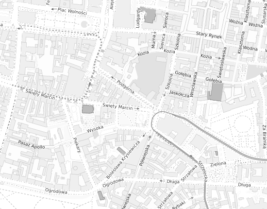 Mapa z adresem organizacji
