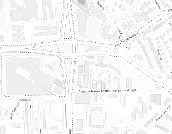 Mapa z adresem organizacji