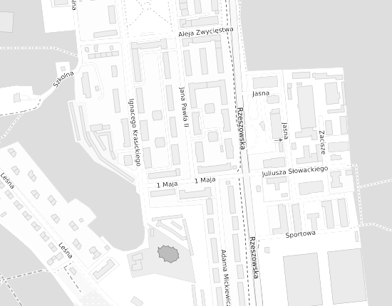 Mapa z adresem organizacji