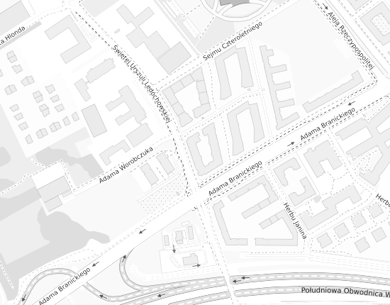Mapa z adresem organizacji